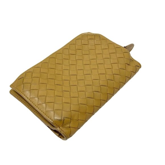 Auth BOTTEGA VENETA Intrecciato - Beige Leather B********* Bifold Wallet - Picture 9 of 11